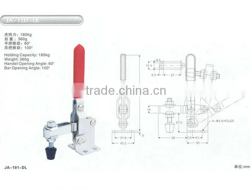 Machine tools high quality toggle clamp