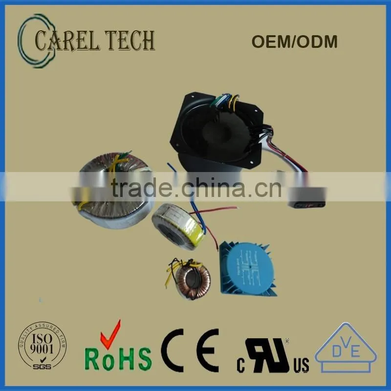 CE ROHS 24V 1500VA 24-0-24 toroidal transformer for audio amplifier, transformer toroidal