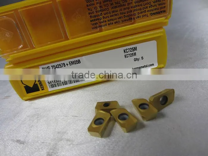 APMT1135PDER LC725M, APMT1604PDER KC725M, RPMT1003MO KC725M, RPMT1204M Original Kennametal Milling insert