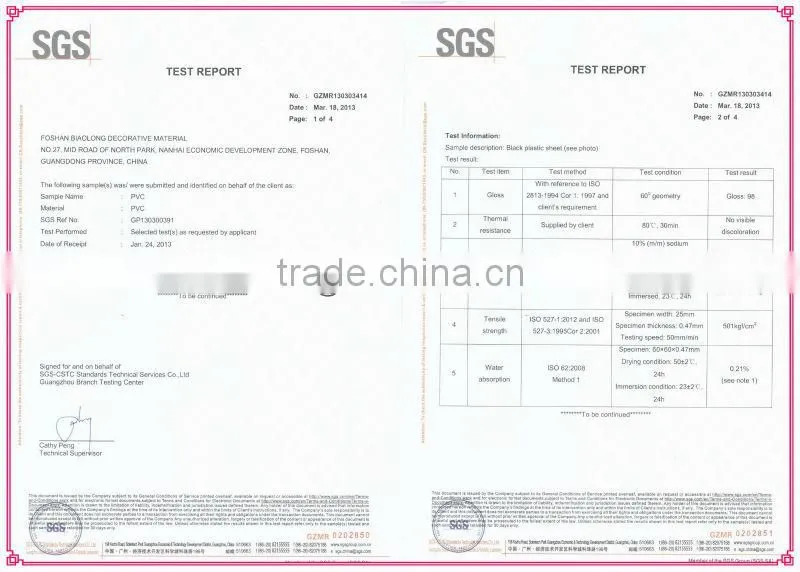 Decorative PVC Lamination Sheet