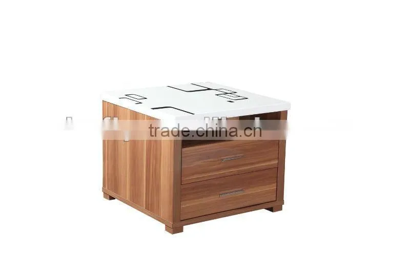 Mable top wooden coffee table
