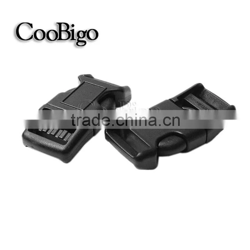 5/8"(16mm) Webbing Plastic Buckle Key Locking For Tactical Backpack Straps #FLC491-15B