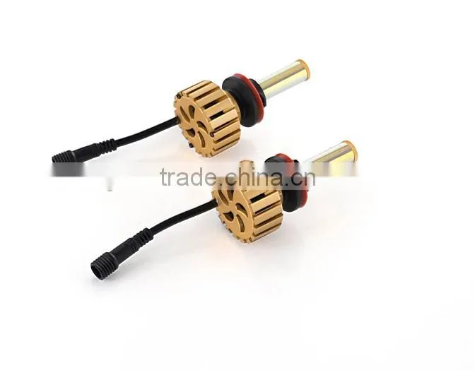 Hottest 30w 3000lm h11 Led Headlight , 2015 6000K Golden Car Headlight Led