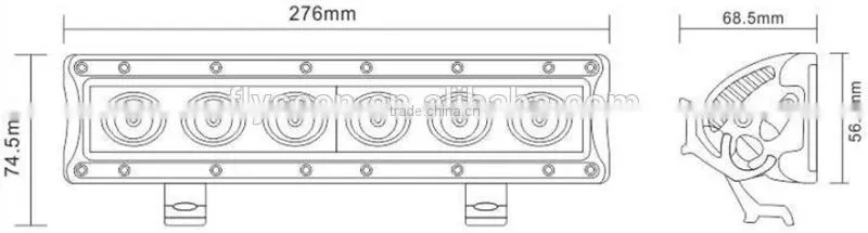 single row 11" 30W led light bar 4x4 offroad 30W LED LIGHT BAR,Truck LED WorkLights,Off Road Auto LED Work Lights