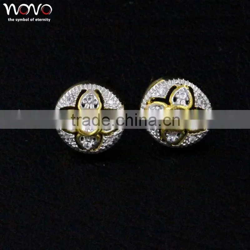 Simper designer brass cuff earring