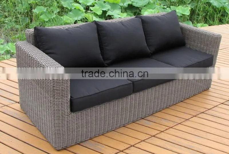 european hot sale design rattan sofa wiker outdoor furniture