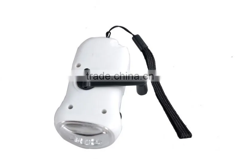 TP-PH005 Best Price 3 LED Hand Crank Solar Rechargeables Flashlight Price