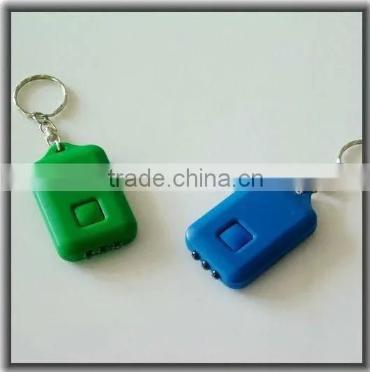 Fashion mini solar power flashlight keychain for promotion wholesale