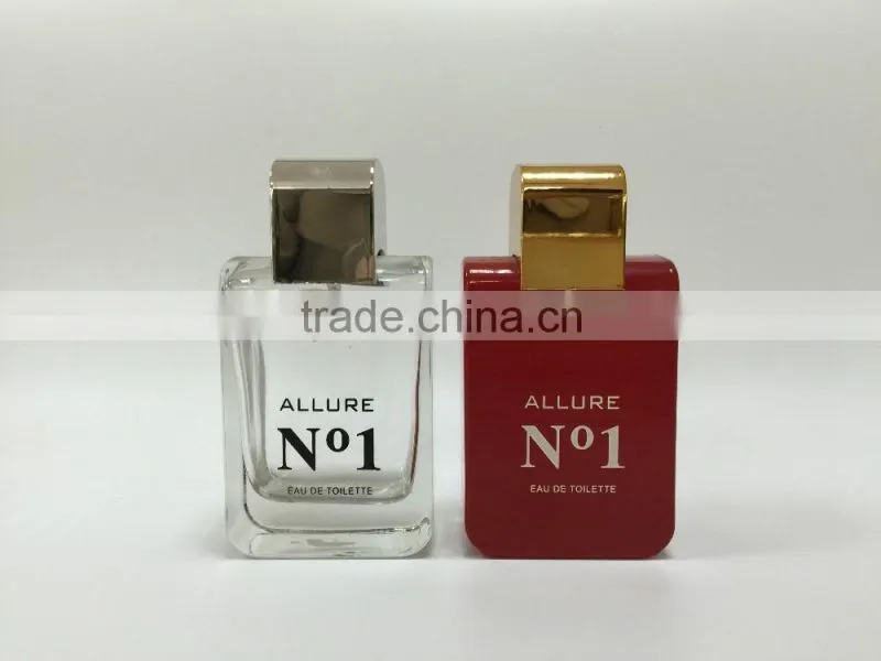 110ml Red Rectangle Perfume Glass Bottle Hotsale