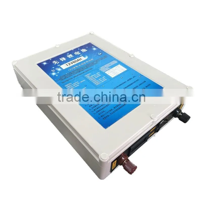 Waterproof Lithium 12V 40AH 60ah Li-ion Battery Recharge Storage Lipo Li ion Battery Pack for Auto Car E-bike DeepCycle