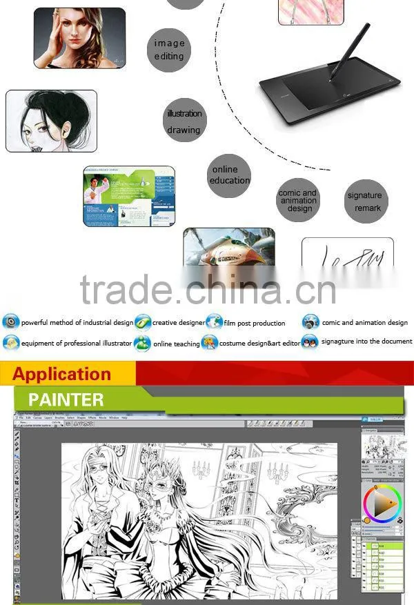 Ugee UG1910B 19 inch interactive graphic tablet monitor