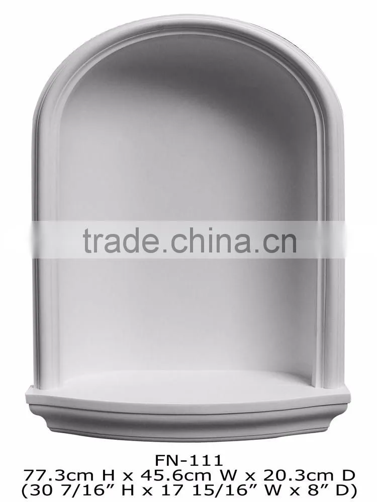 2016 Polystyrene High Quality beautiful PU decorative Shelvings