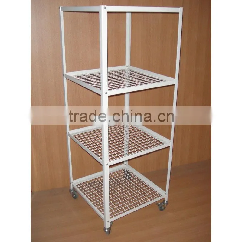 high quality 4 tier heavy duty metal layer rack with trade assurance