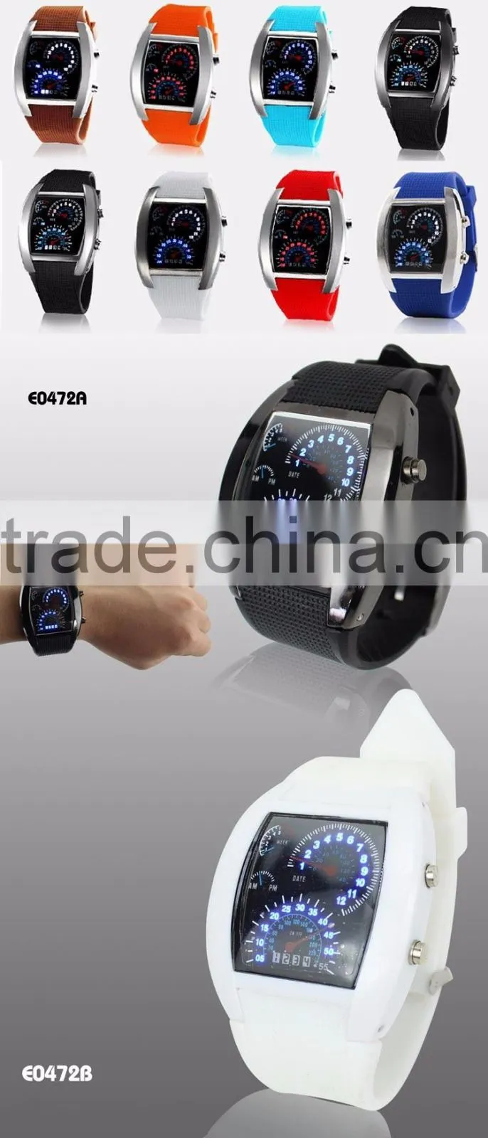 Touch Screen Digital Watches silicon watches new colors and model customized logo led watch