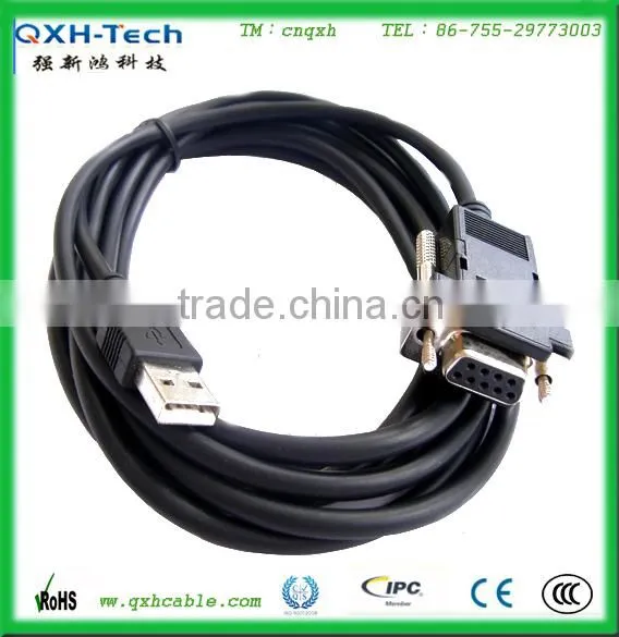 TOP Quality UL2725 USB AM/Micro to RS232 Cable 2.0