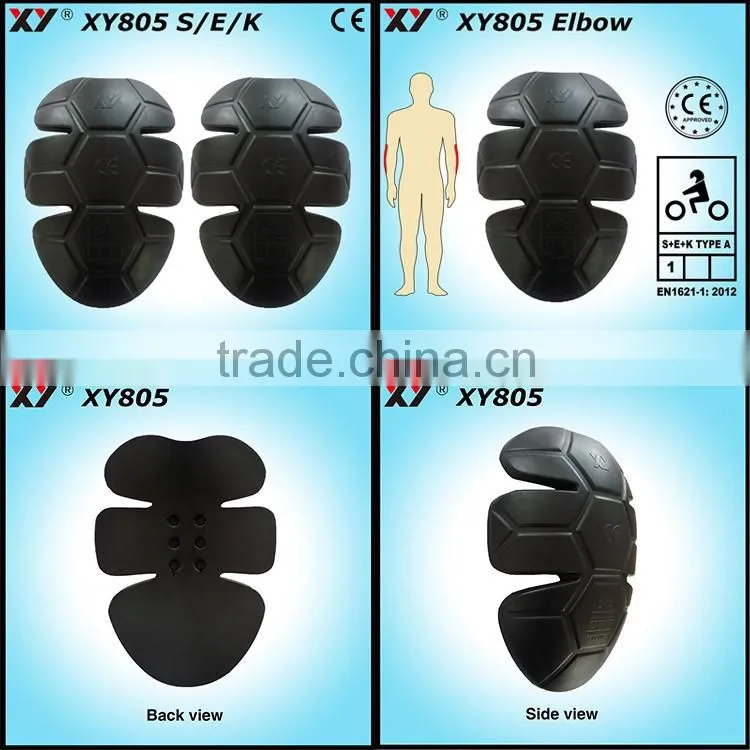CE approved insert knee protector for motorcycle pants