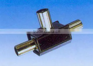 CATV splitter black color brass material nickel plating rohs comliant