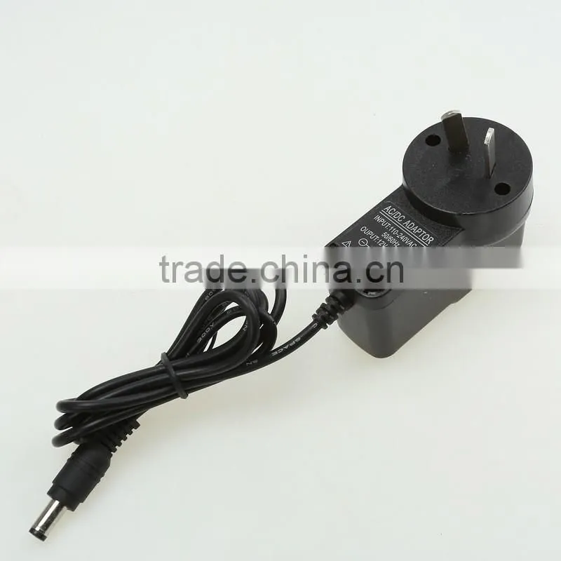 Wall mounted LED driver SAA CE approval 12V 1A AC DC Adapter