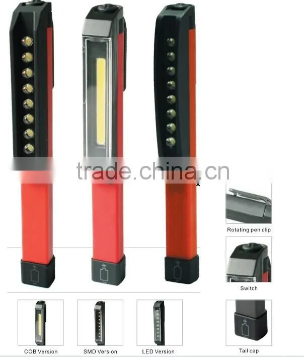 Magnet Pen Flashlight Torch Work Light