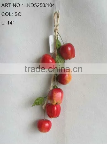 2014 New Artificial Fruits Fake Apple 14 inch Artificial Apple String