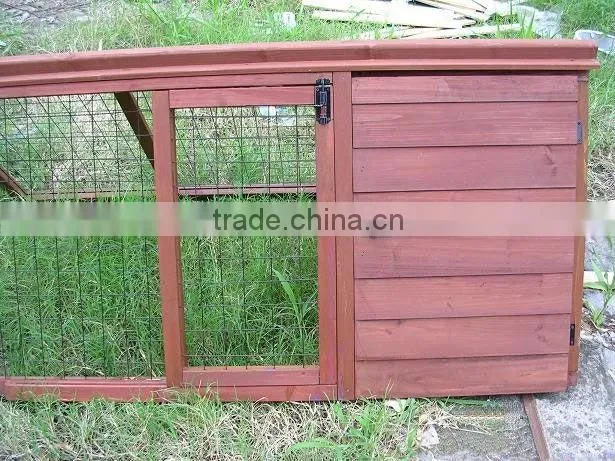 wooden rabbit cage