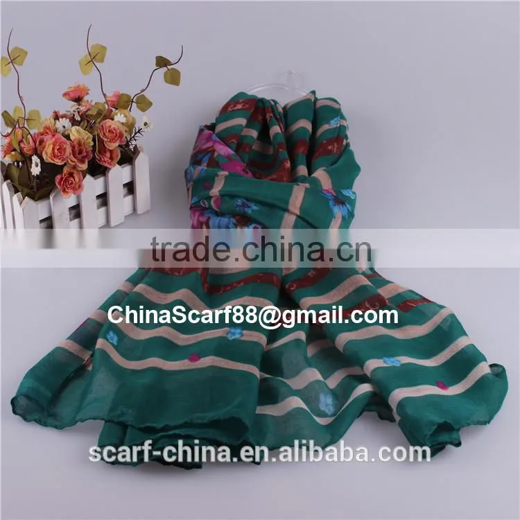 Wholesale viscose voile scarves