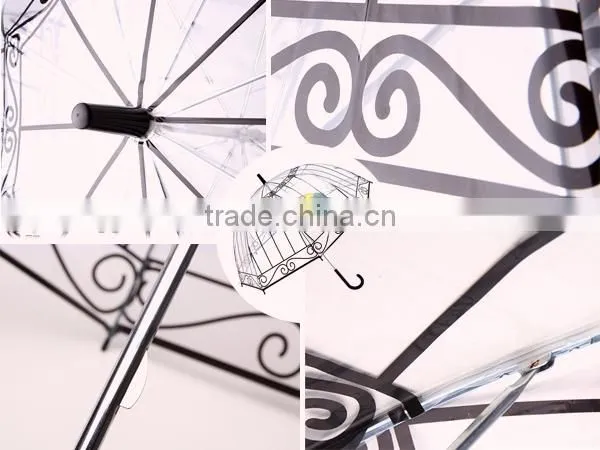 23" Creative POE Bubble Umbrella, Clear Bubble Dome Umbrella