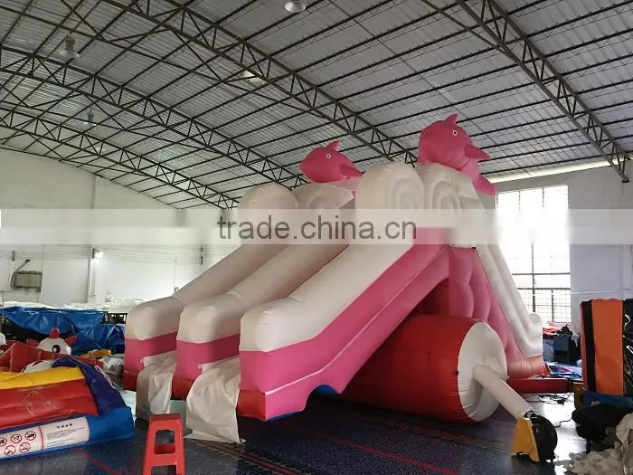 Amazing customized swimming pool water slide , portable kids water slide