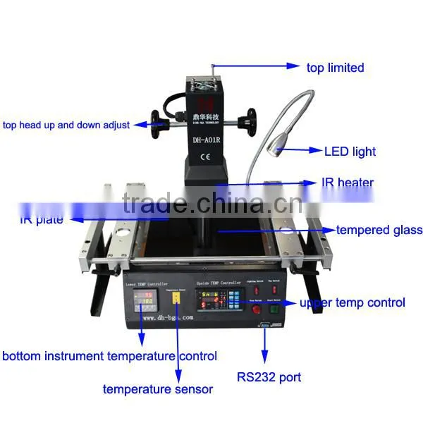 Bga desoldering unit rework syatem laptop mobile repair machine DH-6500