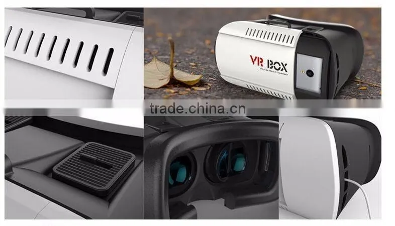 Most popular VR BOX Virtual Reality 3D glasses with headstrap,custom branded