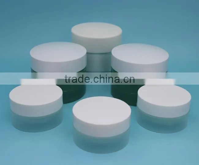 Cosmetics cream empty jar