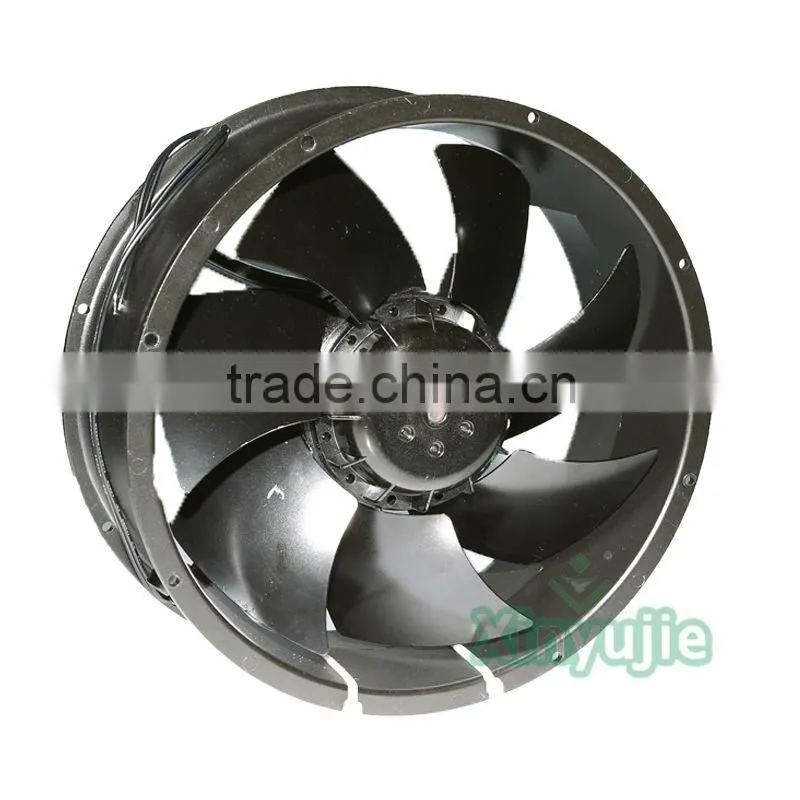 High quality 220v 254x254x89mm round frame ac cooling fan