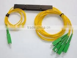 Fiber Optical Splitters Coupler FBT Coupler PLC Splitter With Pigtails Optical Passives