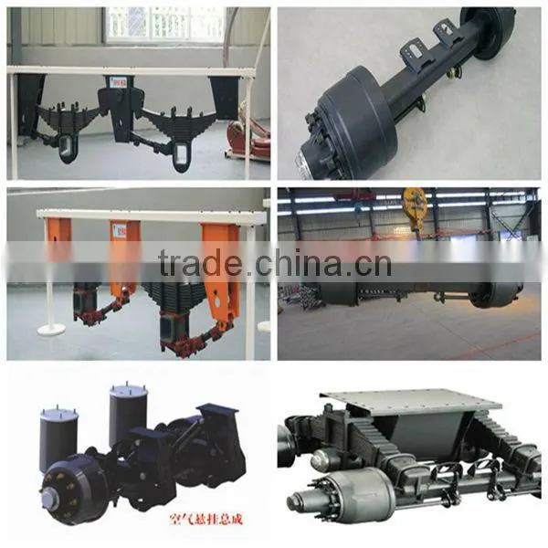 Integral axles beam for trailer axles assembly,Truck trailer axles