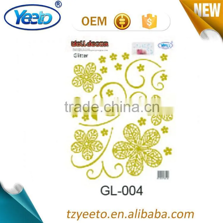 Children's Gift Removable Glue Glitter PVC Sticker