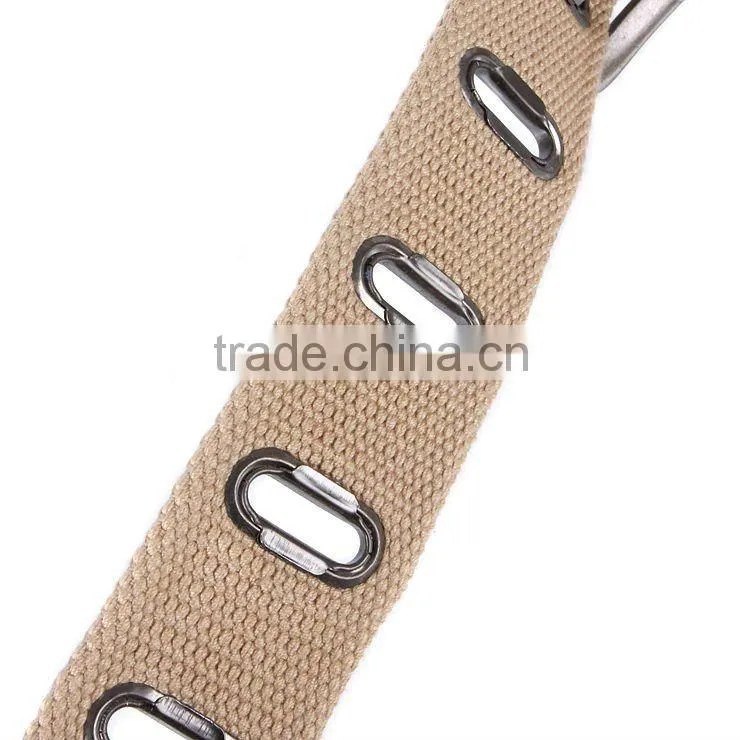 Print cotton webbing belt