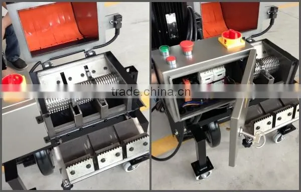 on-line low speed plastic recycling machine HG1023
