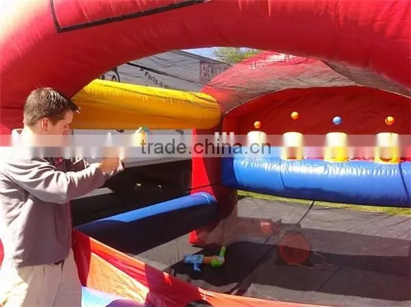 exciting inflatable air shooting game,inflatable ping-pong ball,inflatable shooting game