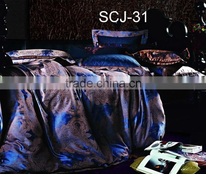 graceful jacquard embroidery comforter set