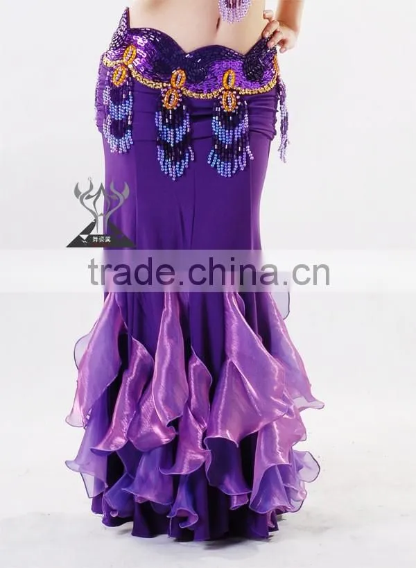 Fish Mermaid Belly Dance Costume Dresses Skirts Belly Dance Performance Costume QC1356