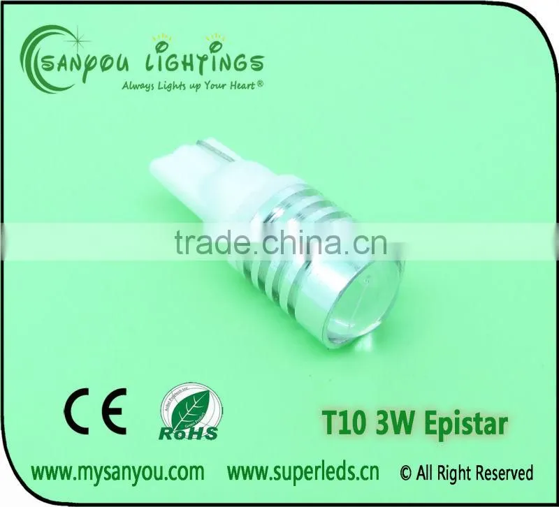 Hotsale T10 10 smd led car light 5630 canbus auto lamp
