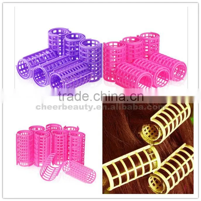 Small snap on hair rollers professional /Plastic hair roller /Salon hair rollers