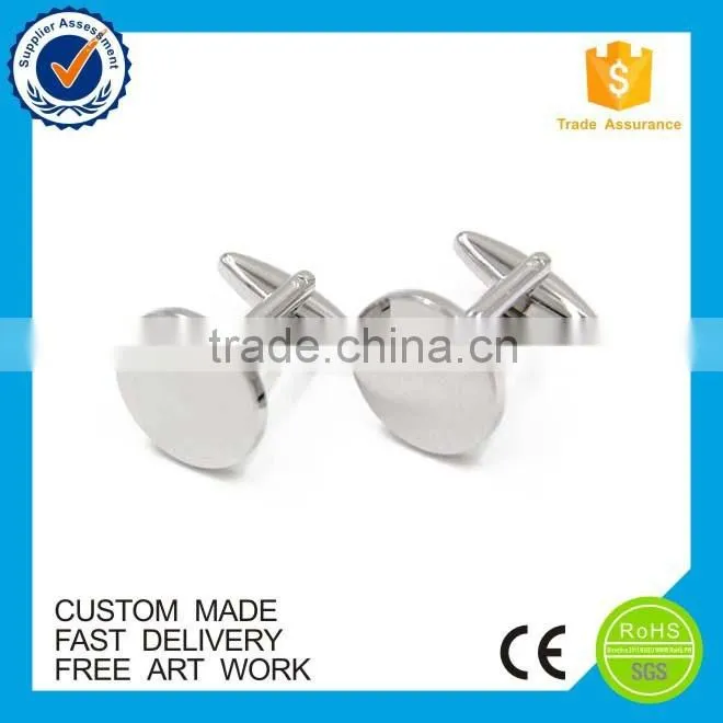 High quality Fashion Classic silver Men cufflinks
