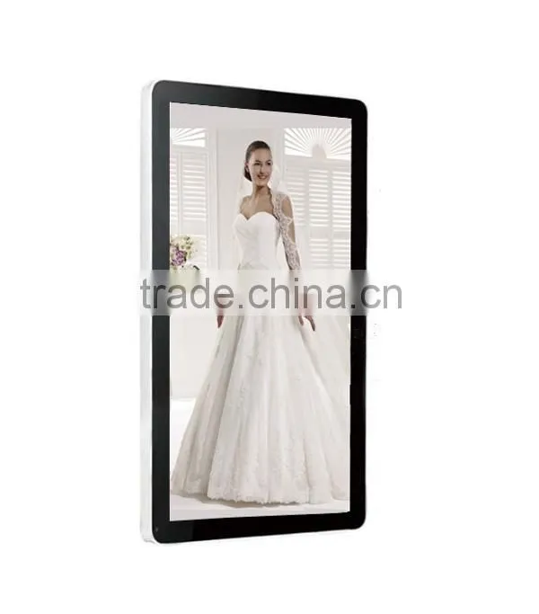 Aluminum bezel 32inch LCD advertising player, android advertising player