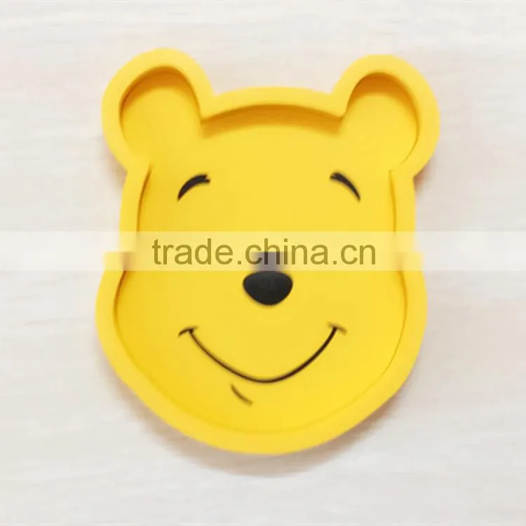 Funny Cartoon PVC Silicone Rubber Cell Phone Holder For Desk