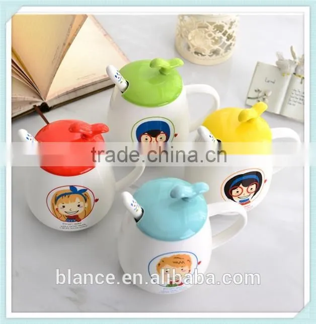 ceramic grass mug bud lid design