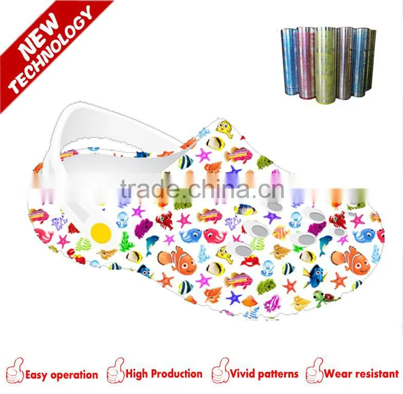 CPP 3D woman sandal thermal transfer printing film