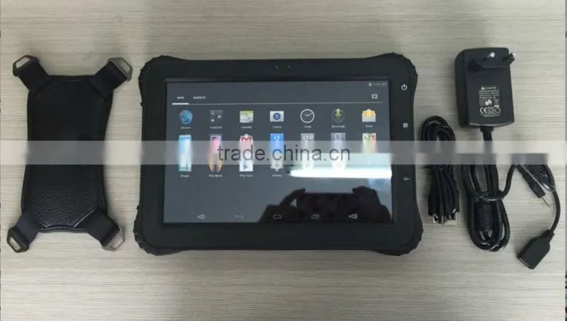 1D/2D Barcode scanner 8 Inch 3G/4G Android Rugged tablet PC with Handwriting type Docking Station