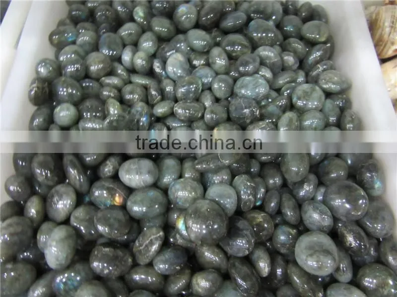 New arrival customed blue labradorite quartz crystal eggs natural rough crystal