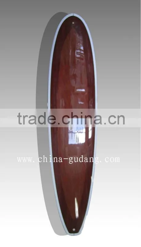 wood design supboard fiberglass stand up paddle board EPS sup board surfboard